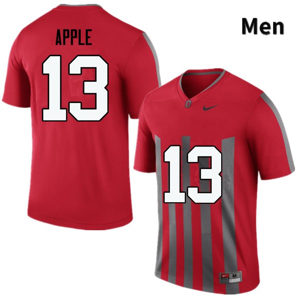 Ohio State Buckeyes Eli Apple Men's #13 Throwback Game Stitched College Football Jersey